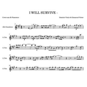 I Will Survive – (Daniele Vitale Transcription) Sax Alto Eb