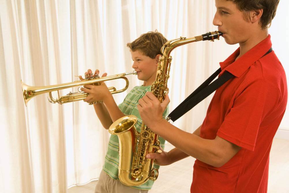 After school saxophone activity for teens in Dubai