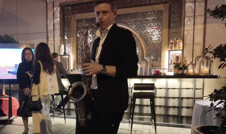 Jazz Saxophonist for Hire in DIFC Dubai | Live Lounge Music