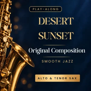 Desert Sunset <br>(Smooth Jazz Groove)<br><br>Alto & Tenor