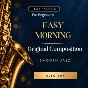 Easy Morning – Easy Alto Saxophone Sheet Music & Play Along (French Note Names)