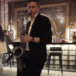 Jazz Saxophonist for Hire in DIFC Dubai | Live Lounge Music